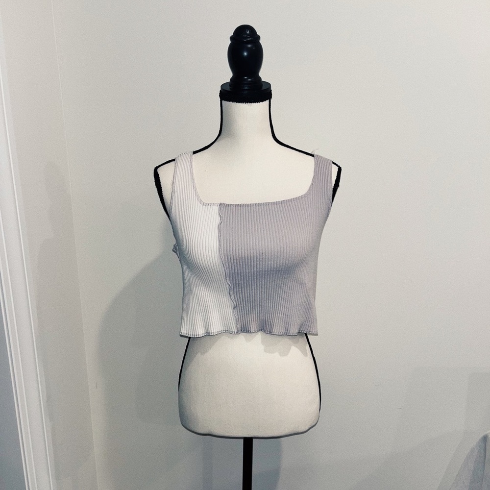 Papermoon Two Toned Crop Top